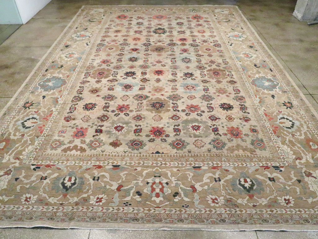 Antique Persian Mahal Carpet, No.22091 - Galerie Shabab