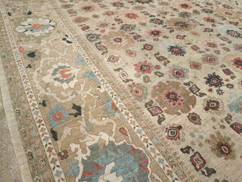 Antique Persian Mahal Carpet, No.22091 - Galerie Shabab