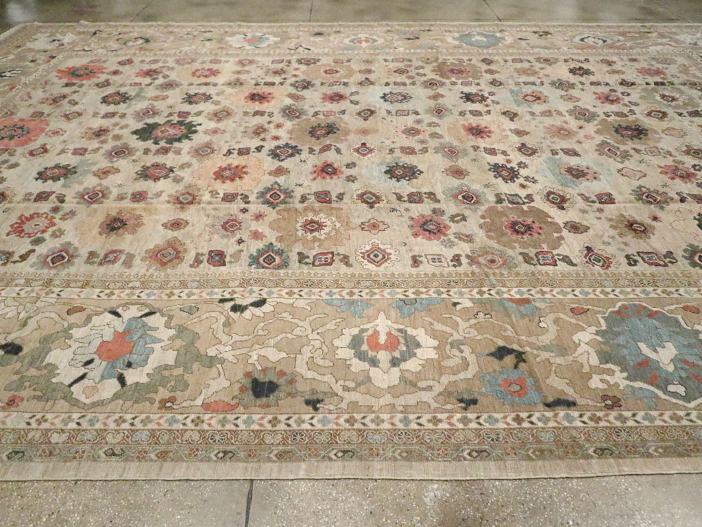 Antique Persian Mahal Carpet, No.22091 - Galerie Shabab