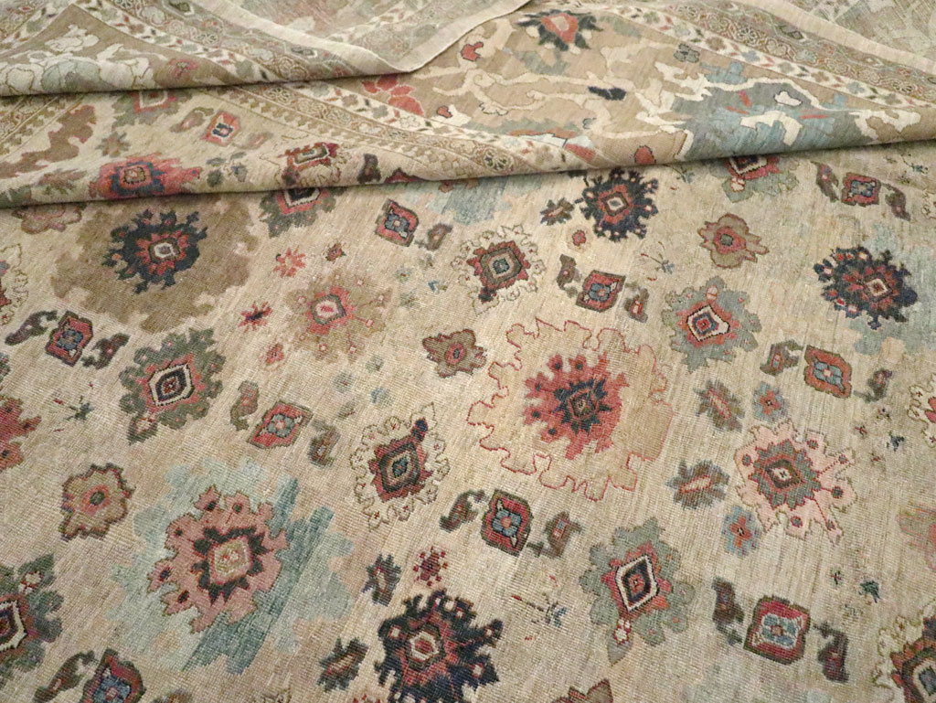 Antique Persian Mahal Carpet, No.22091 - Galerie Shabab