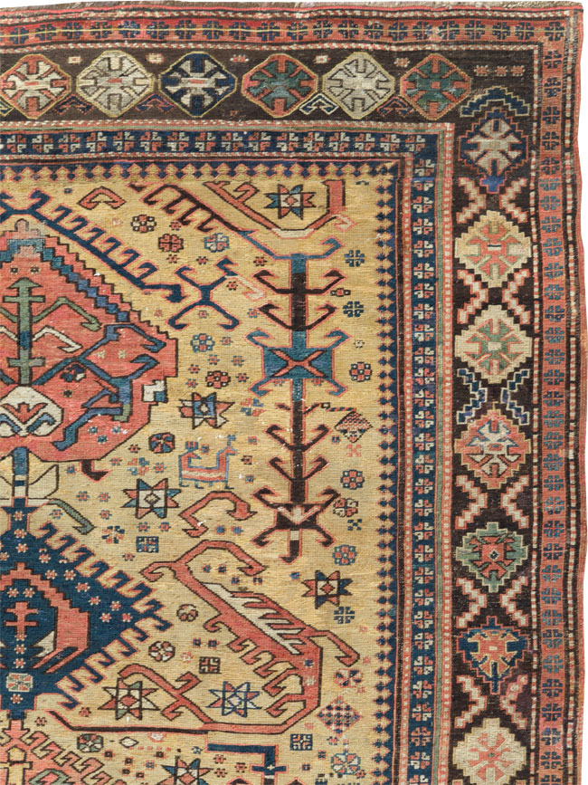 Antique Persian Caucasian Soumak Flatweave, No.22092 - Galerie Shabab