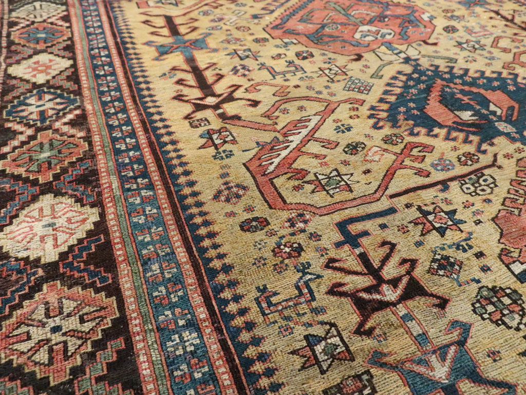 Antique Persian Caucasian Soumak Flatweave, No.22092 - Galerie Shabab
