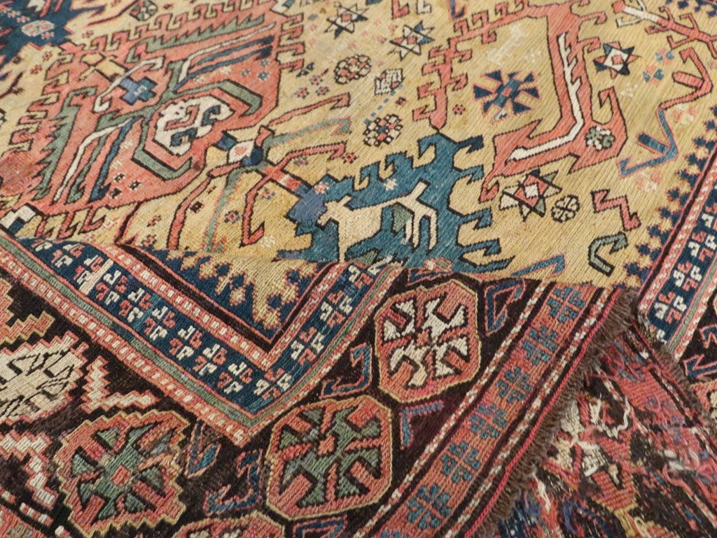 Antique Persian Caucasian Soumak Flatweave, No.22092 - Galerie Shabab