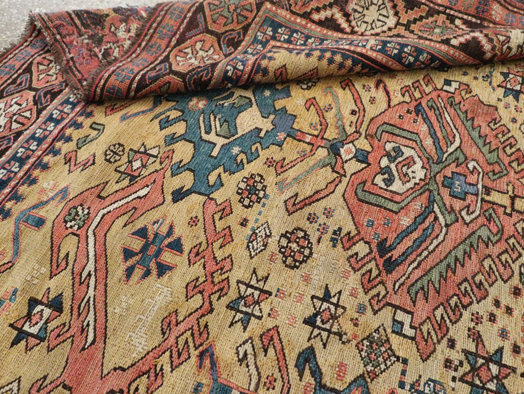 Antique Persian Caucasian Soumak Flatweave, No.22092 - Galerie Shabab