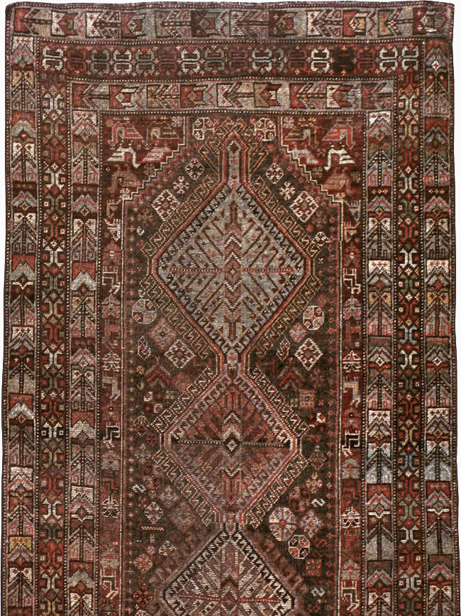 Vintage Persian Shiraz Runner, No.22093 - Galerie Shabab