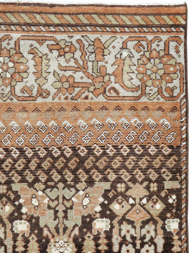 Antique Persian Malayer Sampler Rug, No.22101 - Galerie Shabab