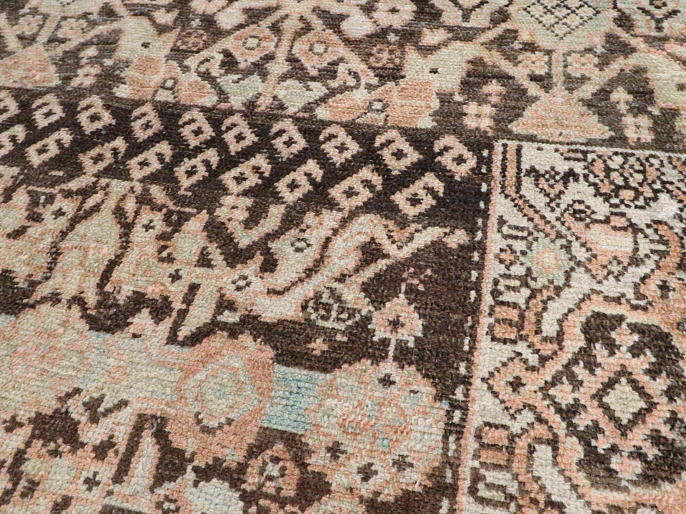 Antique Persian Malayer Sampler Rug, No.22101 - Galerie Shabab
