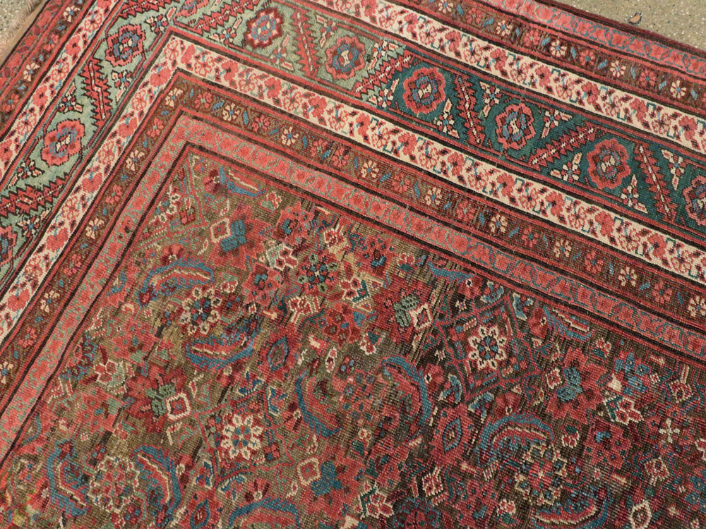 Antique Persian Bakshaish Carpet, No.22120 - Galerie Shabab