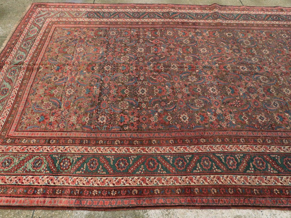 Antique Persian Bakshaish Carpet, No.22120 - Galerie Shabab