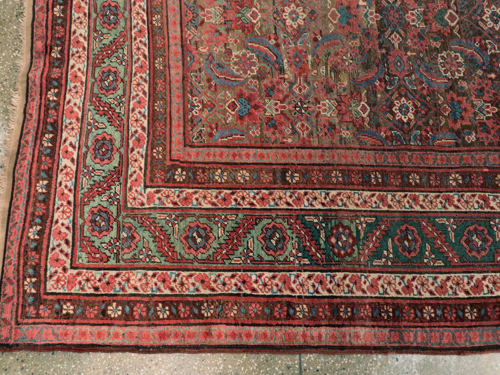 Antique Persian Bakshaish Carpet, No.22120 - Galerie Shabab
