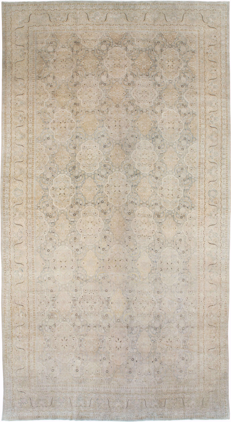 Vintage Persian Kashan Carpet, No.22122 - Galerie Shabab