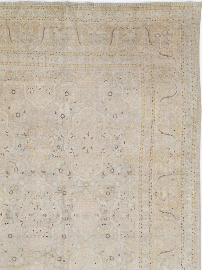 Vintage Persian Kashan Carpet, No.22122 - Galerie Shabab
