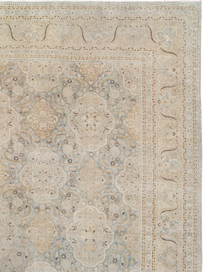 Vintage Persian Kashan Carpet, No.22122 - Galerie Shabab