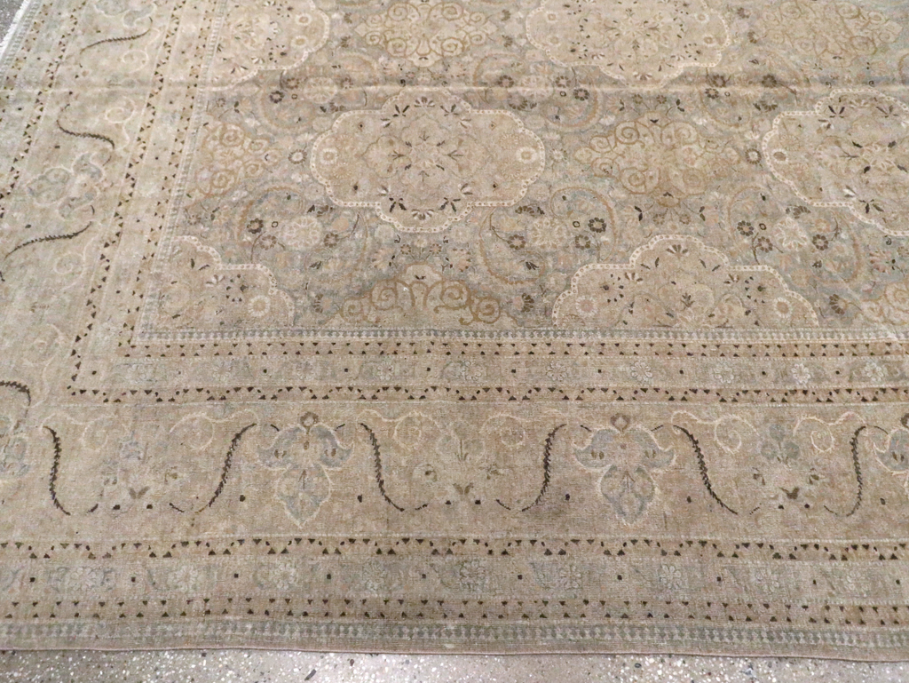 Vintage Persian Kashan Carpet, No.22122 - Galerie Shabab