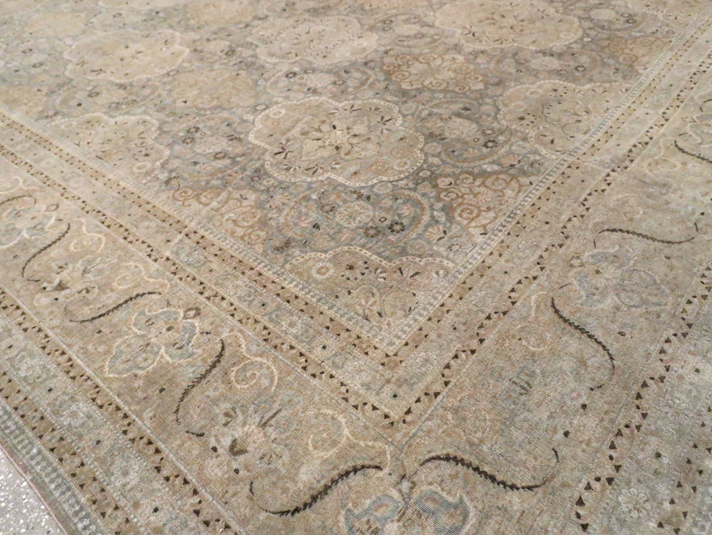 Vintage Persian Kashan Carpet, No.22122 - Galerie Shabab