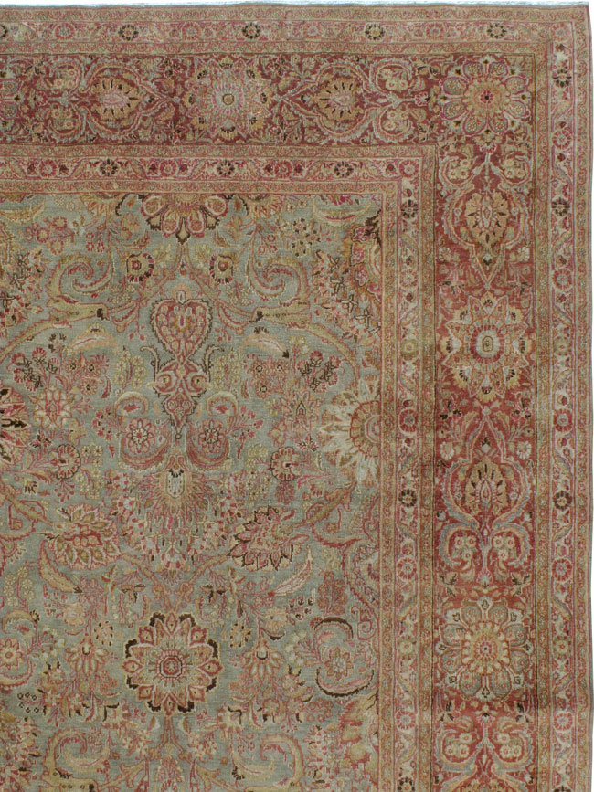 Antique Tabriz Carpet, No.22123 - Galerie Shabab