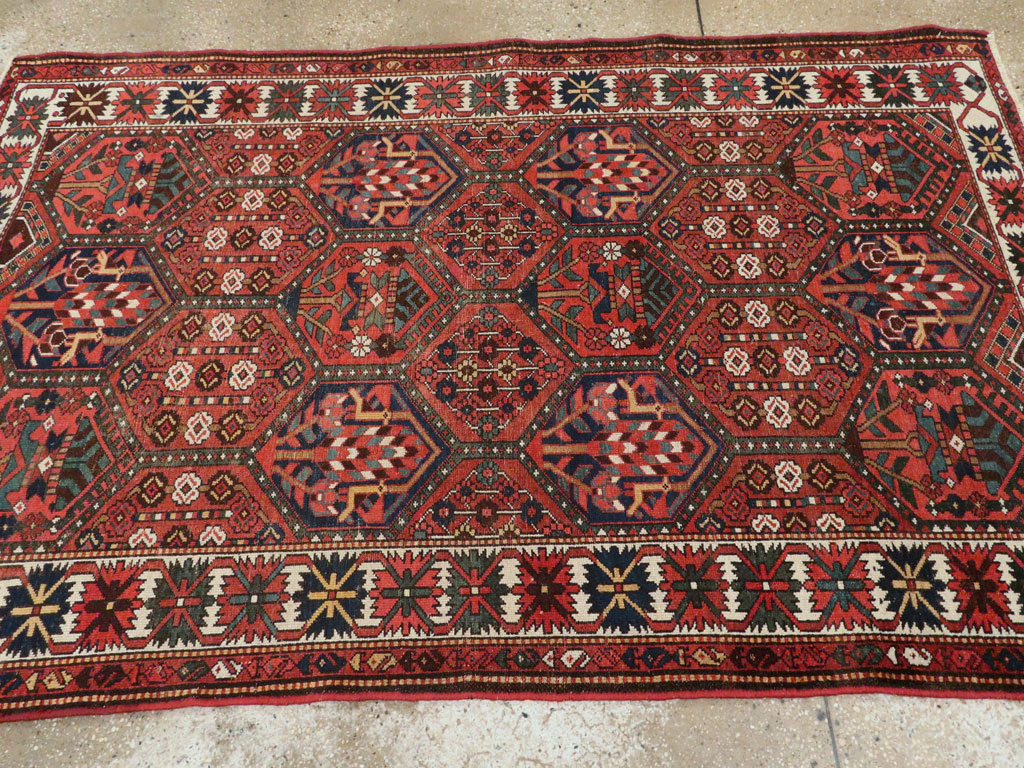 Vintage Persian Bakhtiari Rug, No.22139 - Galerie Shabab
