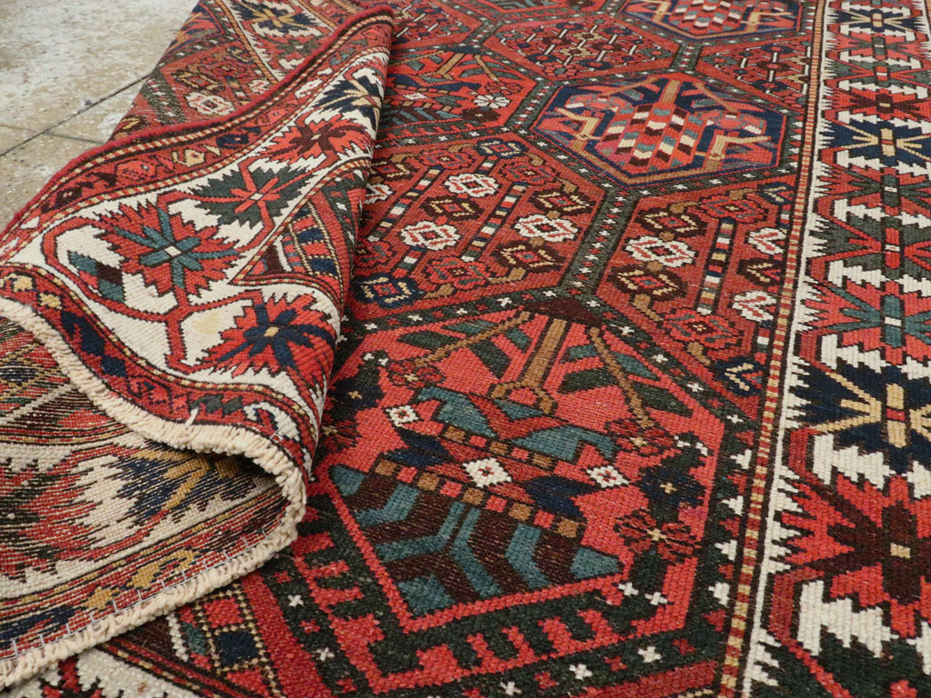 Vintage Persian Bakhtiari Rug, No.22139 - Galerie Shabab