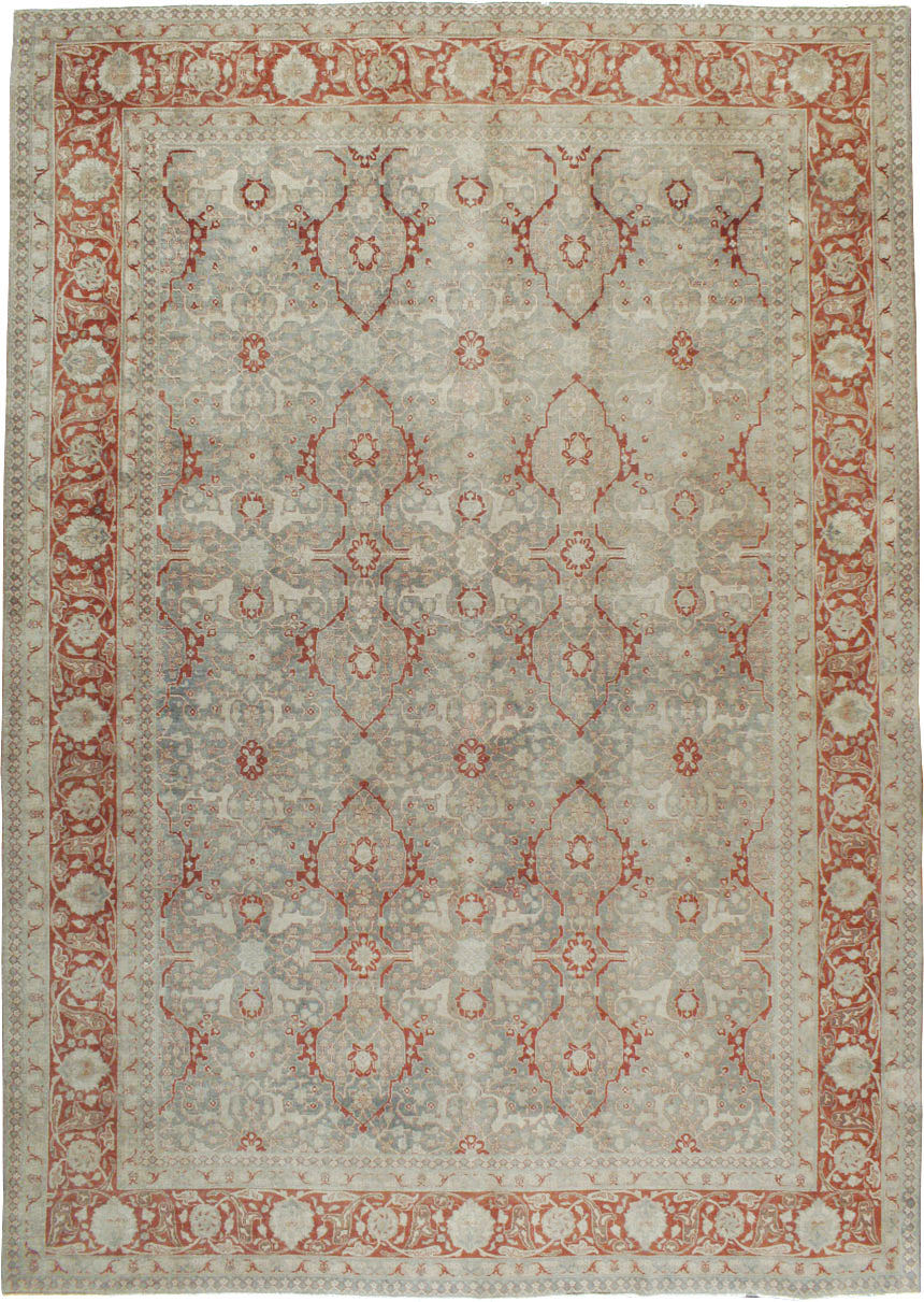 Antique Persian Tabriz Carpet, No.22141 - Galerie Shabab