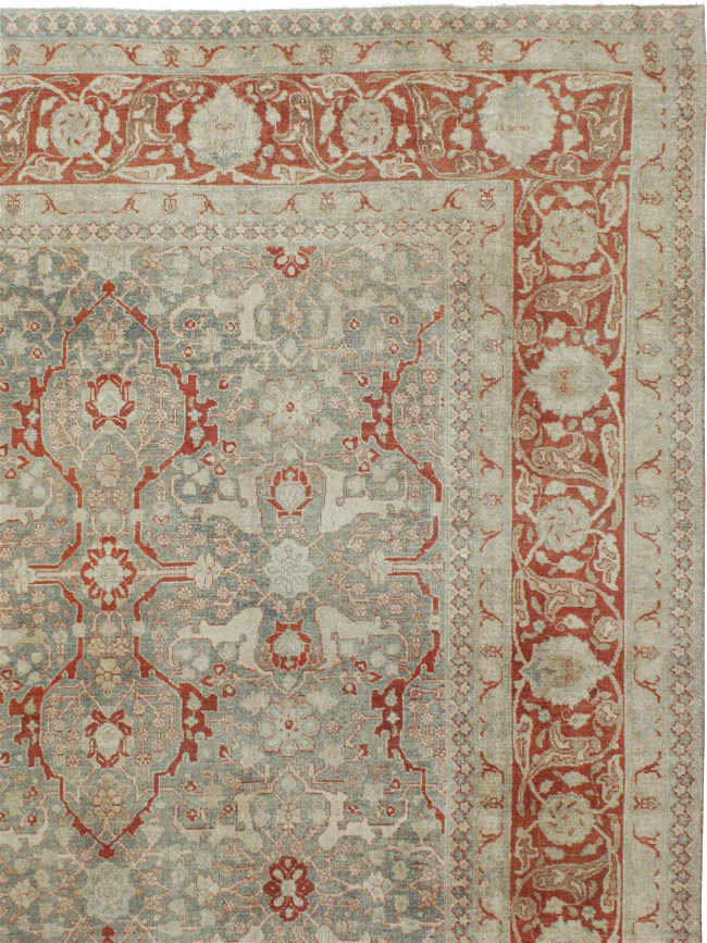 Antique Persian Tabriz Carpet, No.22141 - Galerie Shabab