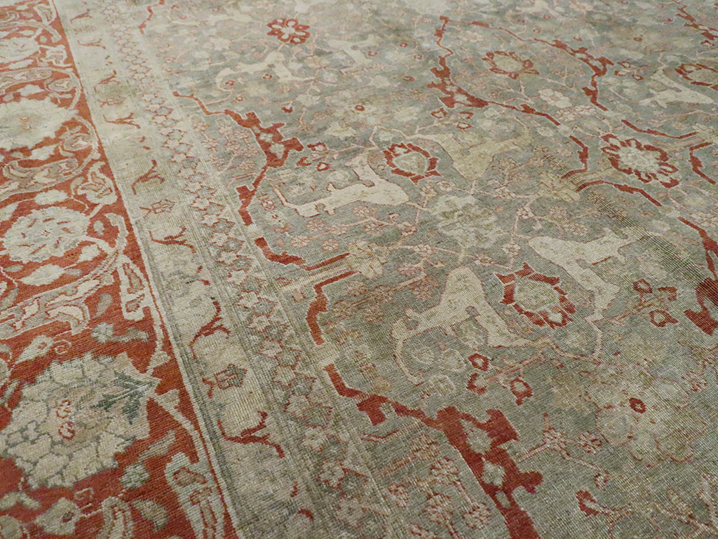 Antique Persian Tabriz Carpet, No.22141 - Galerie Shabab