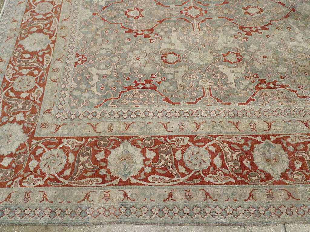 Antique Persian Tabriz Carpet, No.22141 - Galerie Shabab