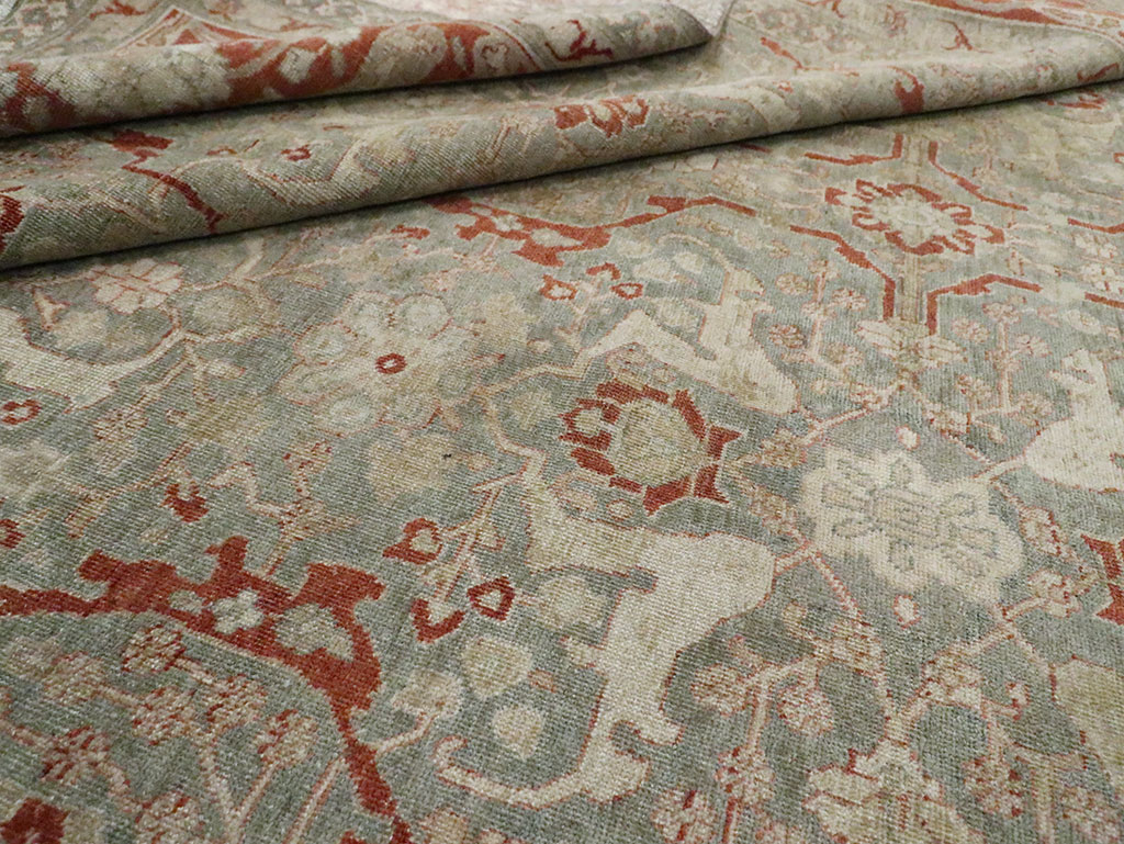 Antique Persian Tabriz Carpet, No.22141 - Galerie Shabab