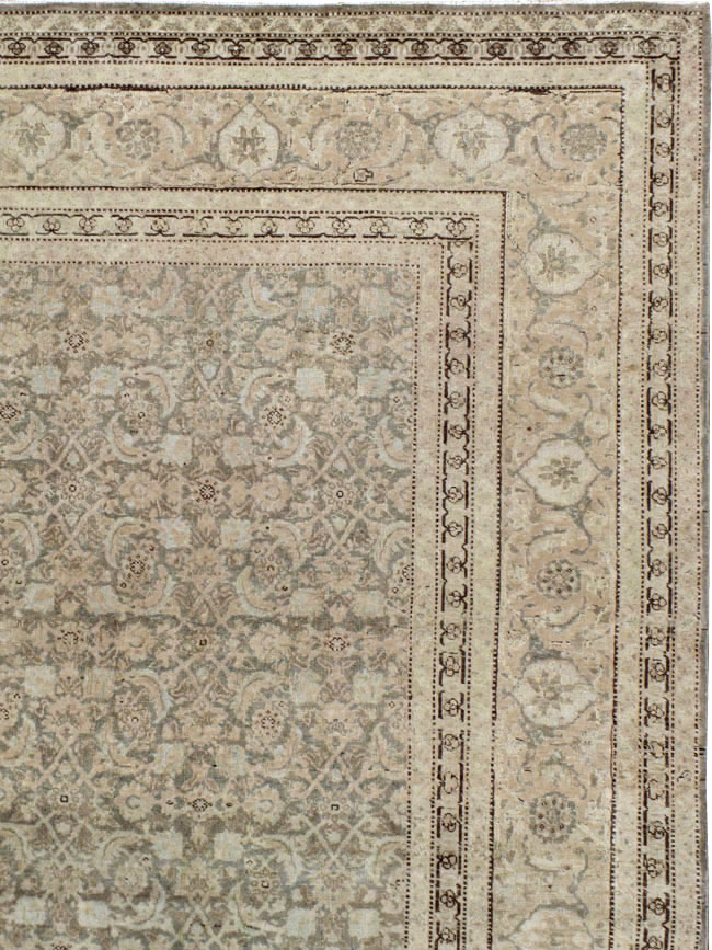 Antique Persian Tabriz Room Size CarpetCarpet, No.22142 - Galerie Shabab