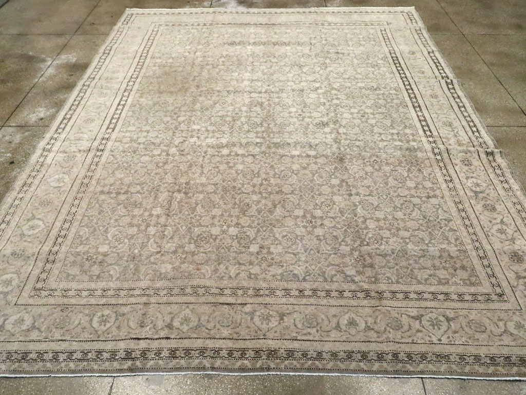 Antique Persian Tabriz Room Size CarpetCarpet, No.22142 - Galerie Shabab