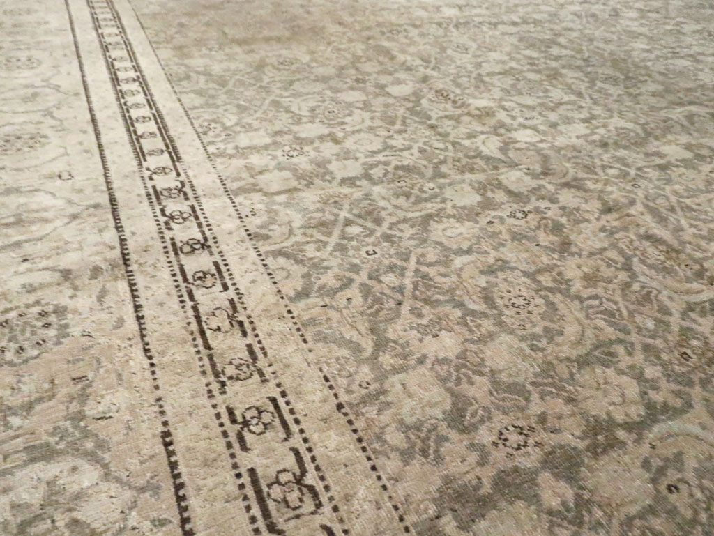 Antique Persian Tabriz Room Size CarpetCarpet, No.22142 - Galerie Shabab