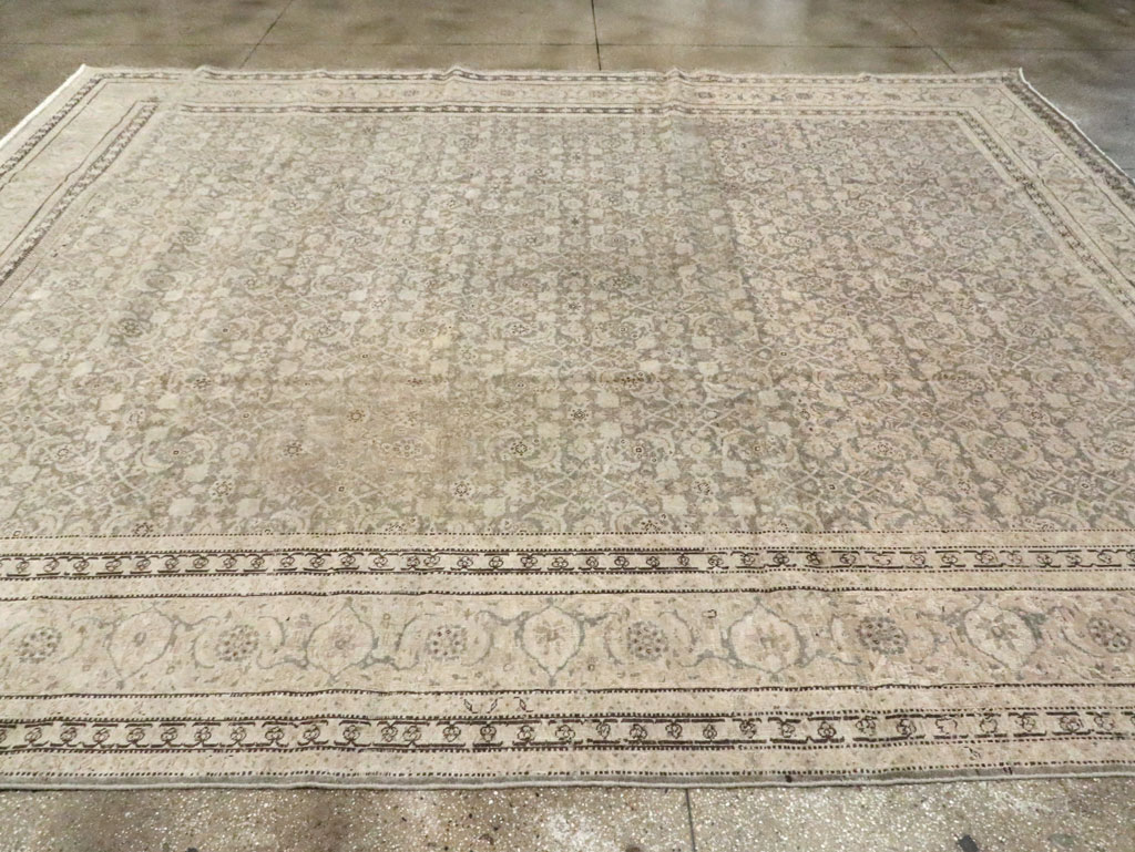 Antique Persian Tabriz Room Size CarpetCarpet, No.22142 - Galerie Shabab