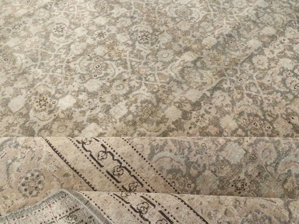 Antique Persian Tabriz Room Size CarpetCarpet, No.22142 - Galerie Shabab