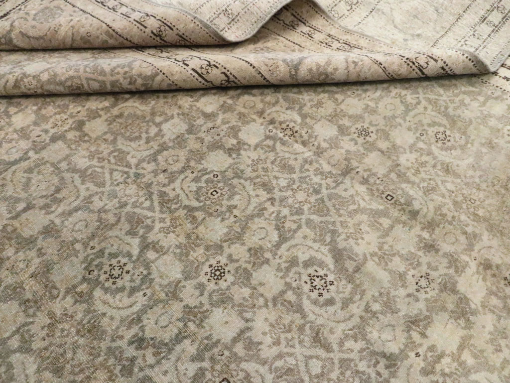 Antique Persian Tabriz Room Size CarpetCarpet, No.22142 - Galerie Shabab