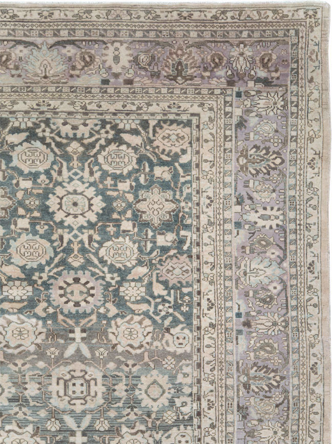 Vintage Persian Malayer Large Room Size Carpet, No.22145 - Galerie Shabab