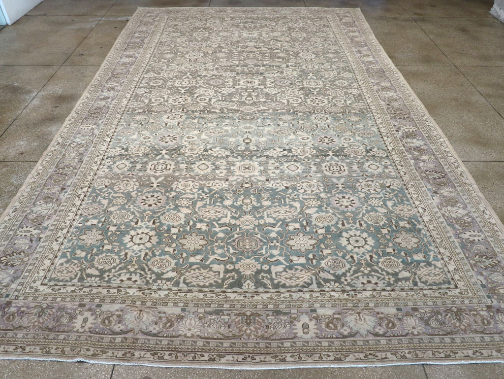 Vintage Persian Malayer Large Room Size Carpet, No.22145 - Galerie Shabab