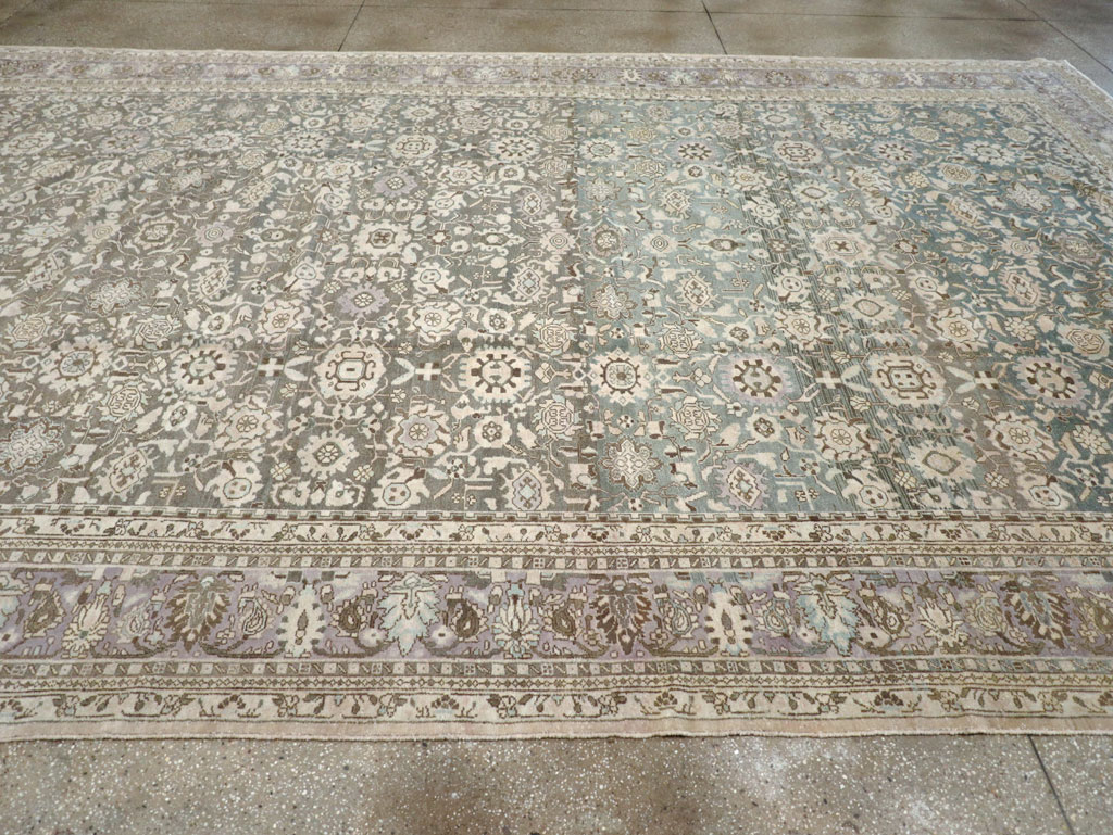 Vintage Persian Malayer Large Room Size Carpet, No.22145 - Galerie Shabab