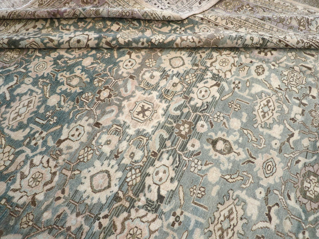 Vintage Persian Malayer Large Room Size Carpet, No.22145 - Galerie Shabab