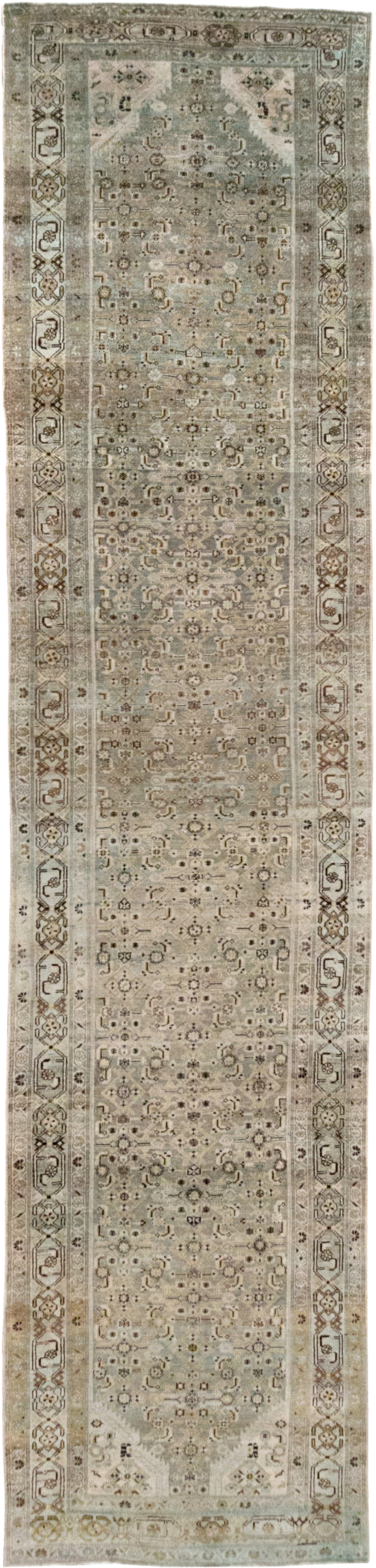 Vintage Persian Malayer Runner, No.22146 - Galerie Shabab
