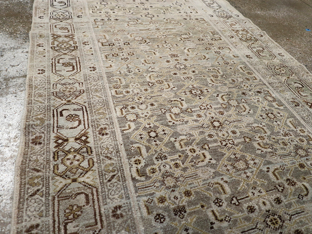Vintage Persian Malayer Runner, No.22146 - Galerie Shabab