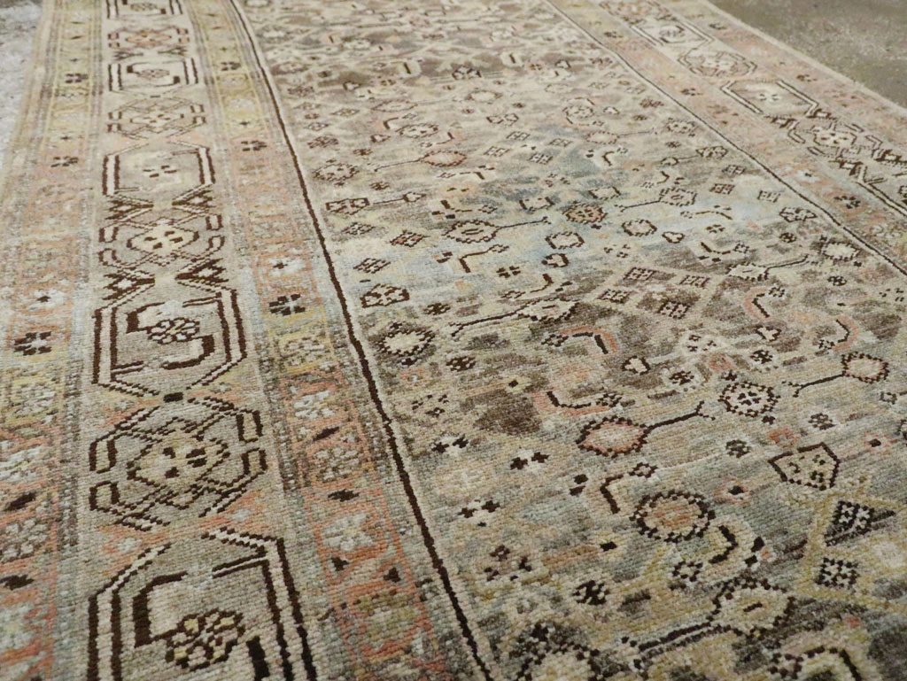 Vintage Persian Malayer Runner, No.22147 - Galerie Shabab