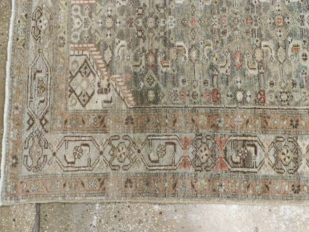 Vintage Persian Malayer Runner, No.22147 - Galerie Shabab