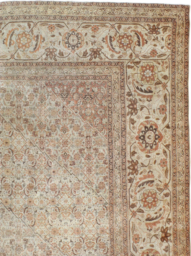 Antique Persian Tabriz Carpet, No.22148 - Galerie Shabab