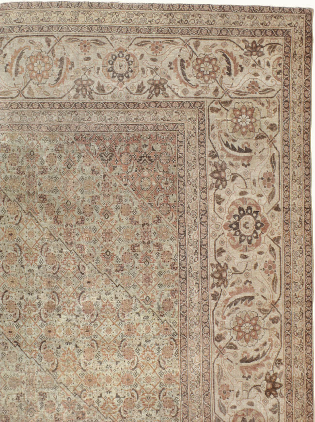 Antique Persian Tabriz Carpet, No.22148 - Galerie Shabab