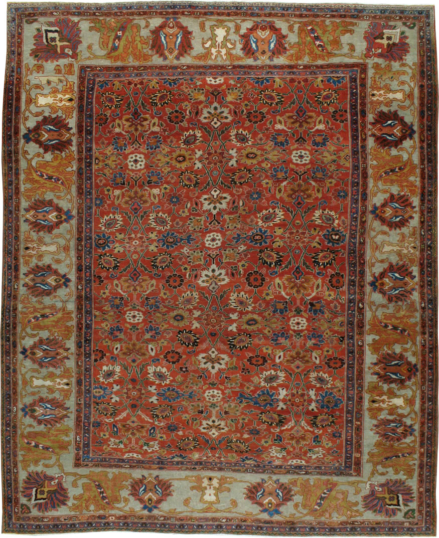 Antique Persian Sultanabad Carpet, No.22149 - Galerie Shabab