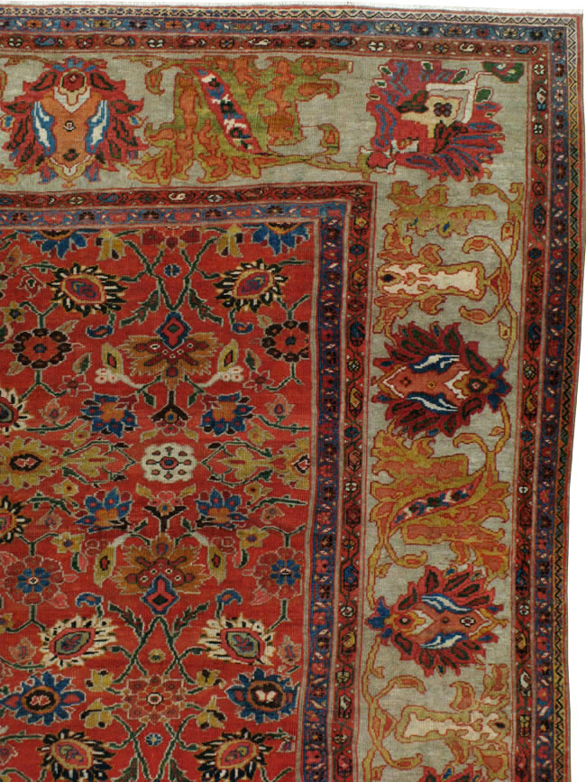 Antique Persian Sultanabad Carpet, No.22149 - Galerie Shabab