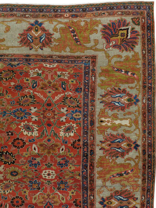 Antique Persian Sultanabad Carpet, No.22149 - Galerie Shabab