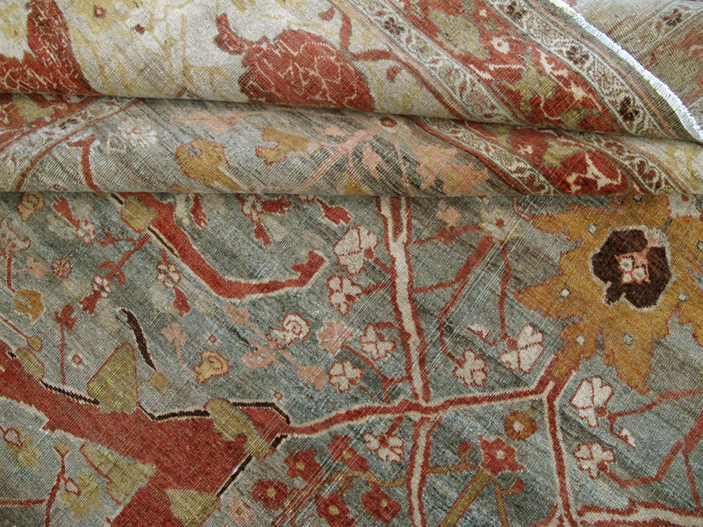 Antique Persian Bidjar Square Carpet, No.22150 - Galerie Shabab