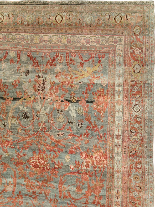 Antique Persian Bidjar Large Room Size Carpet, No.22151 - Galerie Shabab