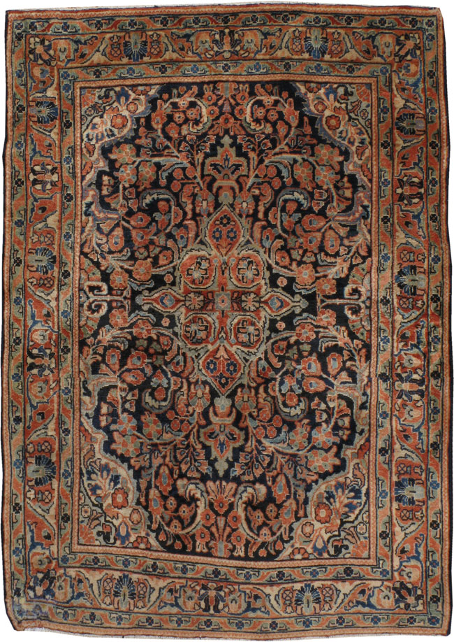 Vintage Persian Sarouk Rug, No.22156 - Galerie Shabab