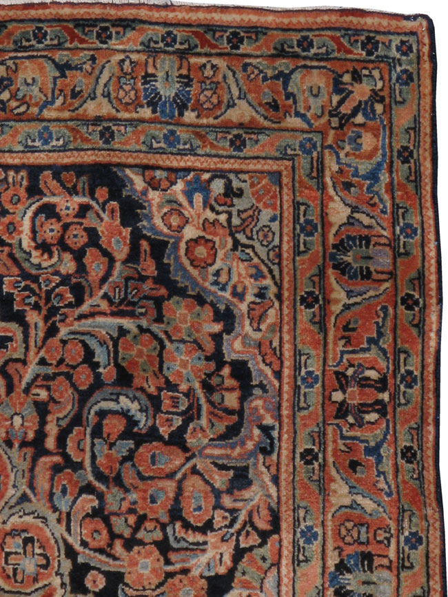 Vintage Persian Sarouk Rug, No.22156 - Galerie Shabab